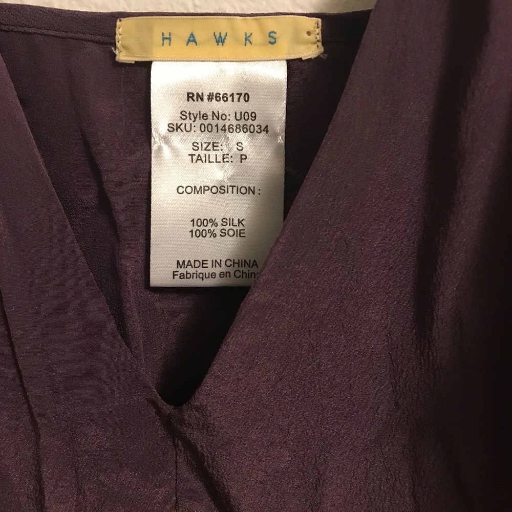 💫💕Hawks 100% Silk Tank - Anthropologie - Picture 3 of 3